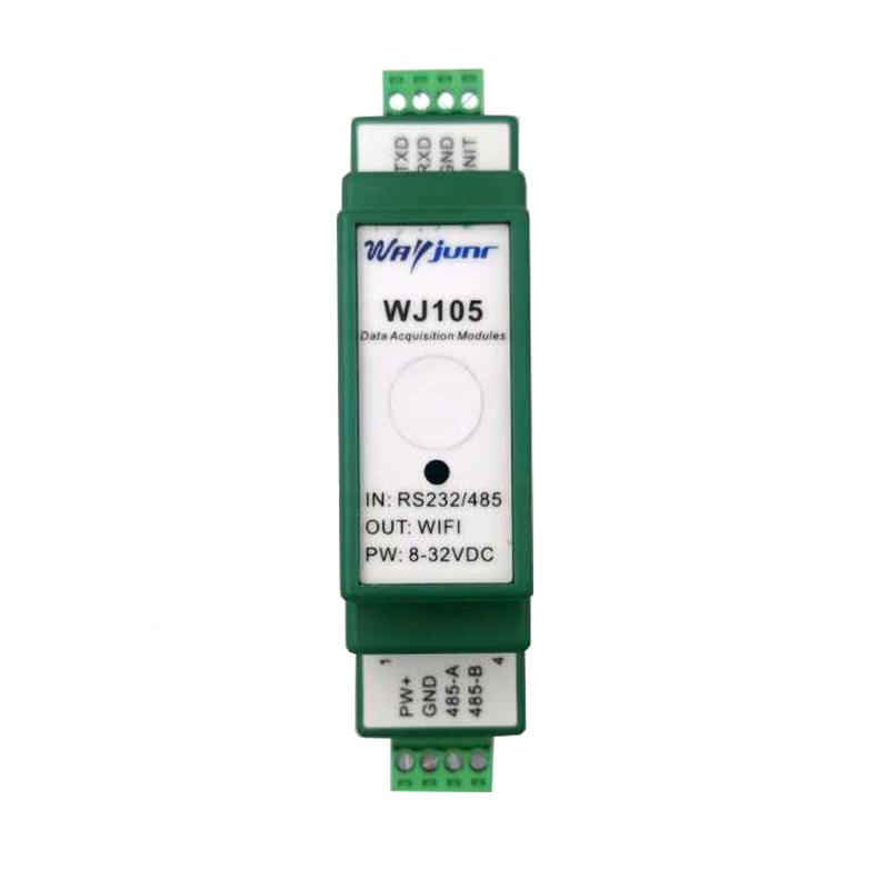 Modbus RTU轉(zhuǎn)TCP模塊，RS232/485轉(zhuǎn)WiFi模塊, 串口轉(zhuǎn)MQTT, 邊緣計算  WJ105